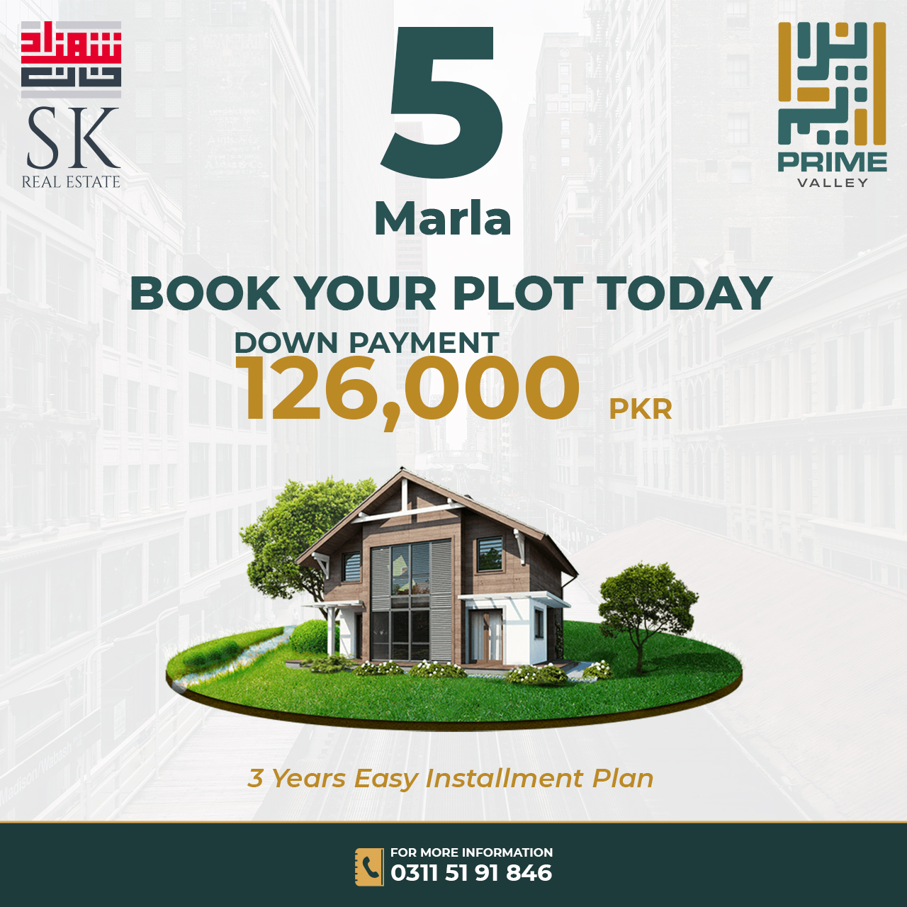 5 marla Residential Plots for Sale - Prime Valley Islamabad